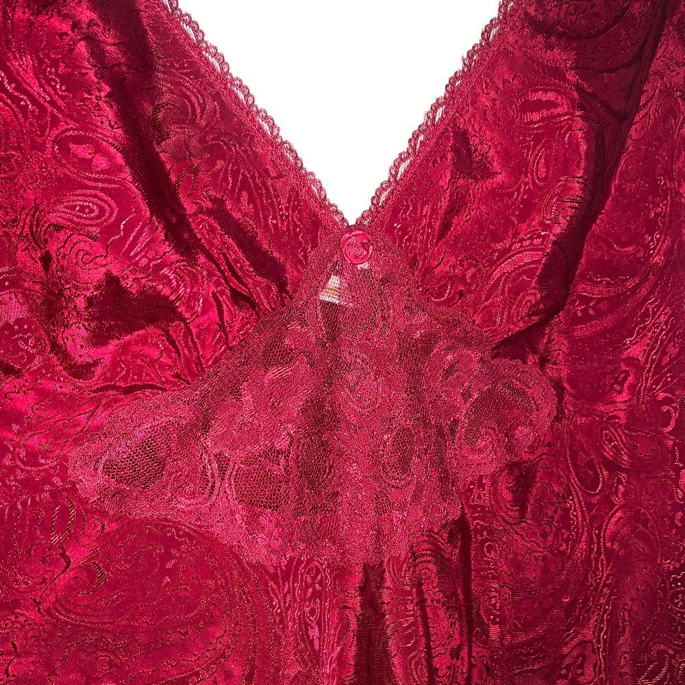 Deep Red Lingerie Top - Picture 5 of 9